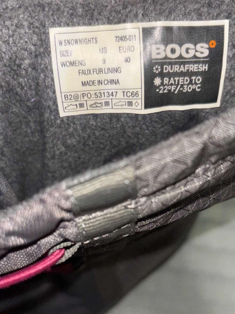 Bogs Women's Snownights Waterproof Winter Boot - W9 - Picture 5 of 5